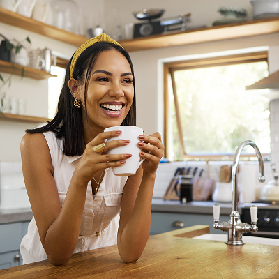 woman coffee