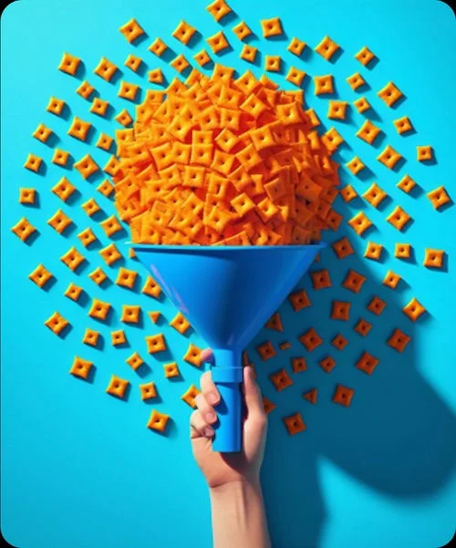 Cheez-it funnel