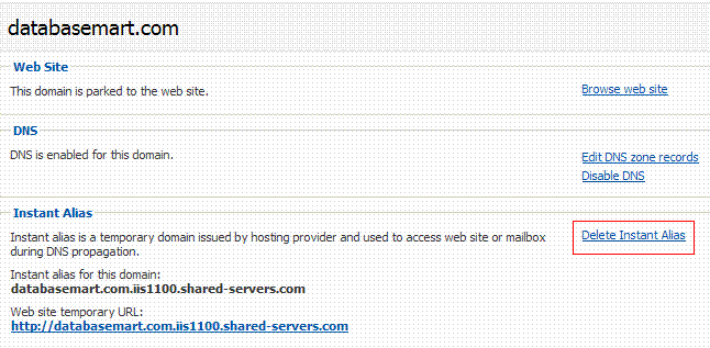 You can remove temp URL while you changed the name server with us